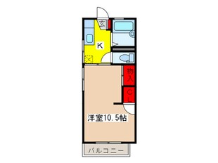 ハウス渡辺の物件間取画像